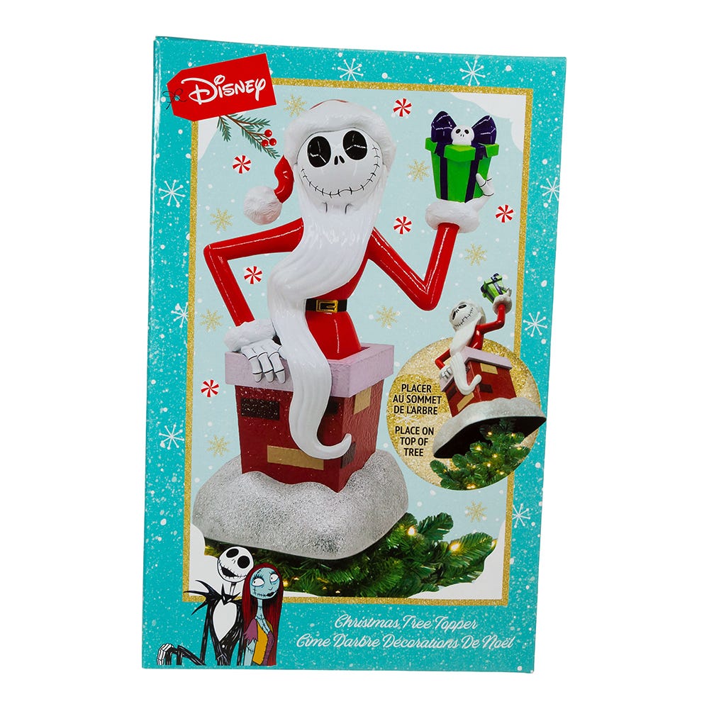 Kurt Adler 10-Inch Disney Nightmare Before Christmas Jack Skellington Treetop